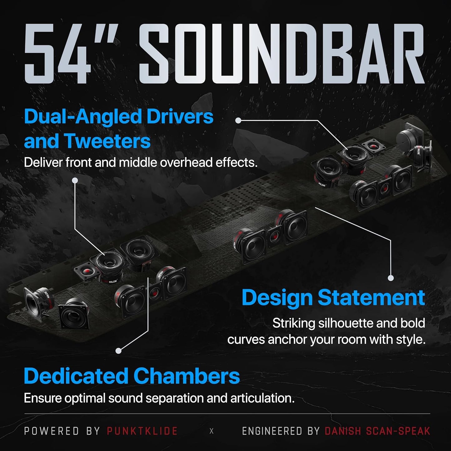 Nakamichi Shockwafe 11.2.6 Channel Dolby Atmos/DTS:X Soundbar with Upgraded Dual 10” Subwoofers, Wireless Bipolar Surrounds, 6 Height Channels, AHD Ultra, 31 Punktkilde Drivers (2025 Flagship)