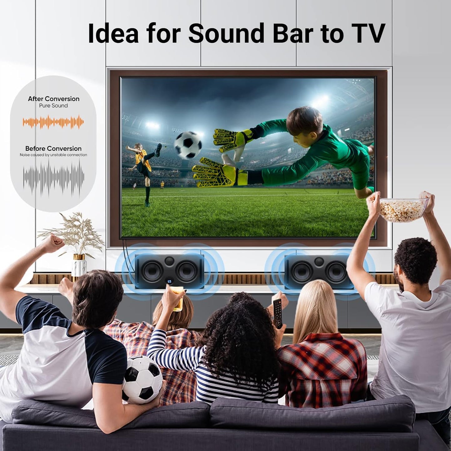 CableCreation Optical Digital Audio Cable, [5-Pack] 6FT Slim Fiber Optic Toslink Optical S/PDIF Cord for Home Theater, Sound Bar, TV, PS4, Xbox, VD/CD Player, Game Console&More, Black/OD:2.2mm