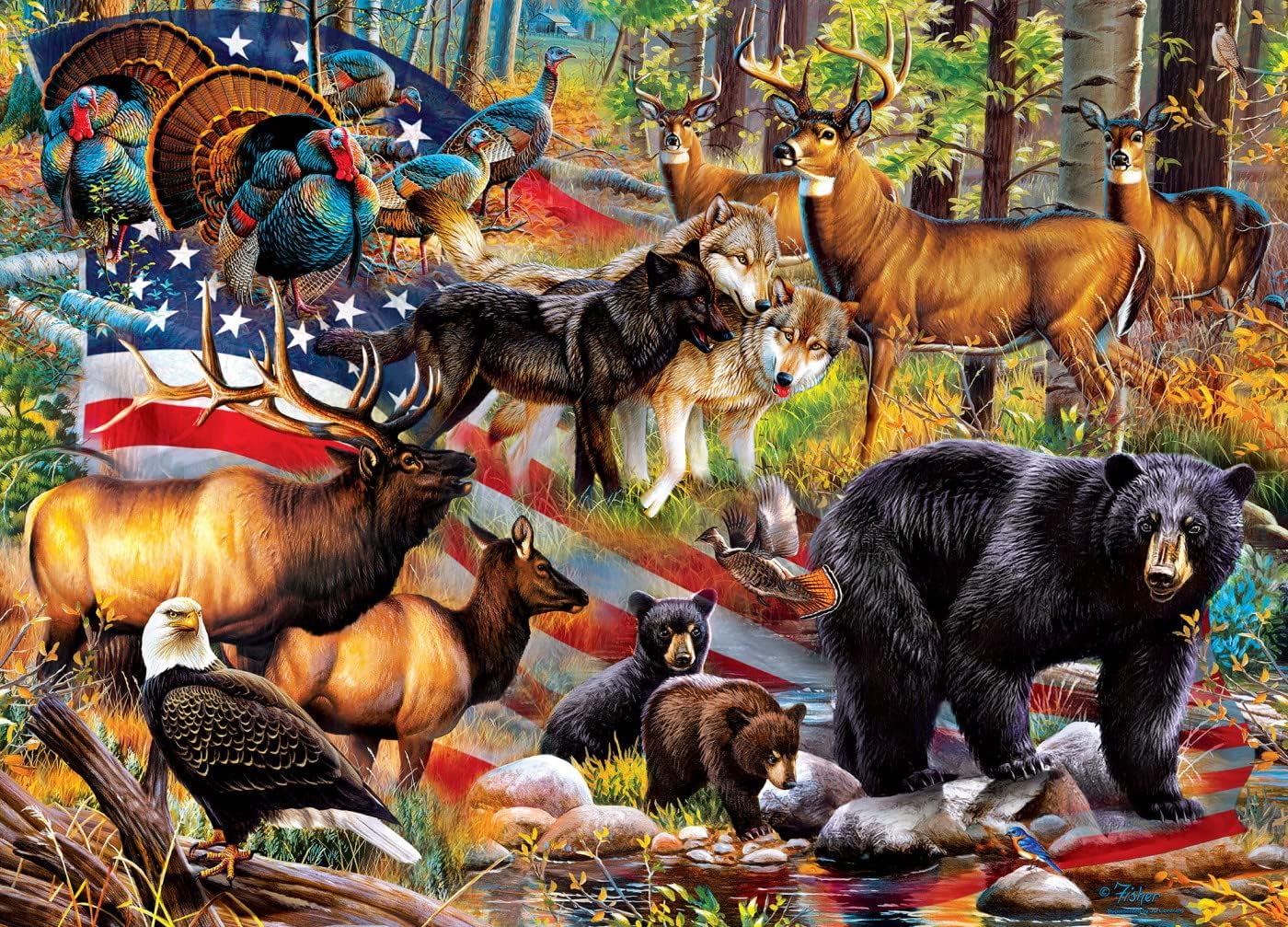 MasterPieces 1000 Piece Jigsaw Puzzle for Adults, Family, Or Youth - This Land is Your Land - 19.25"x26.75"