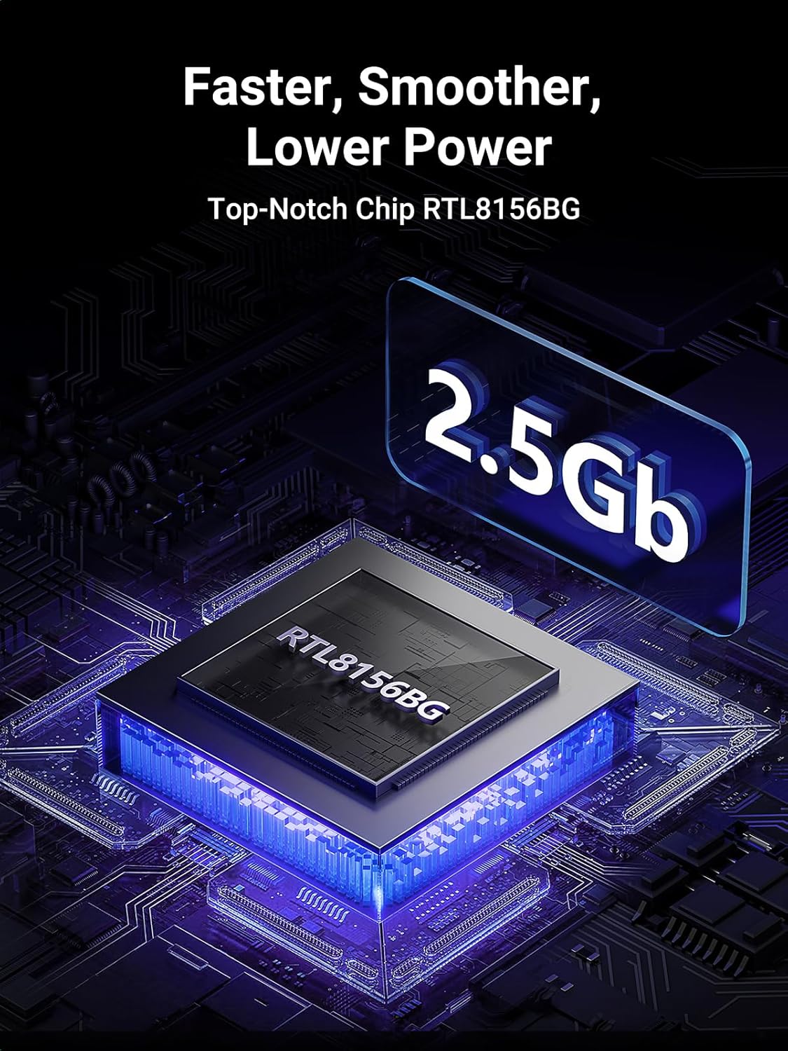 UGREEN USB to Ethernet Adapter 2.5Gb, Ethernet Adapter, Aluminum, USB 3.0 to RJ45 Computer Network Internet LAN Dongle for Laptop, Compatible for MacBook Air/Pro, XPS, Windows, macOS