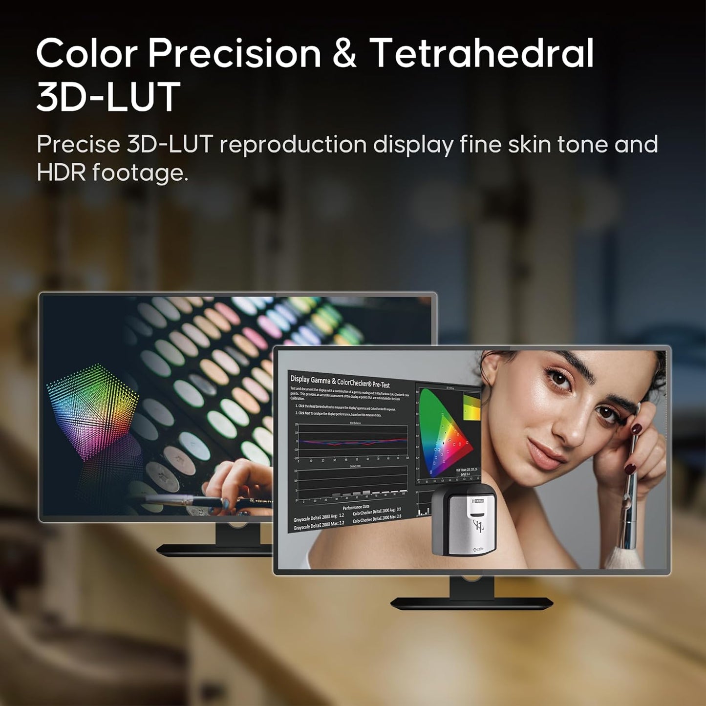 Osee G7 Pro 7 Inch Touchscreen Camera Monitor, 3000Nits HDR Field Monitor with Camera Control, Touch to Focus DSLR Monitor with 3G-SDI 4K HDMI in/Out, 3D-LUT New UI Flexible Power Supply