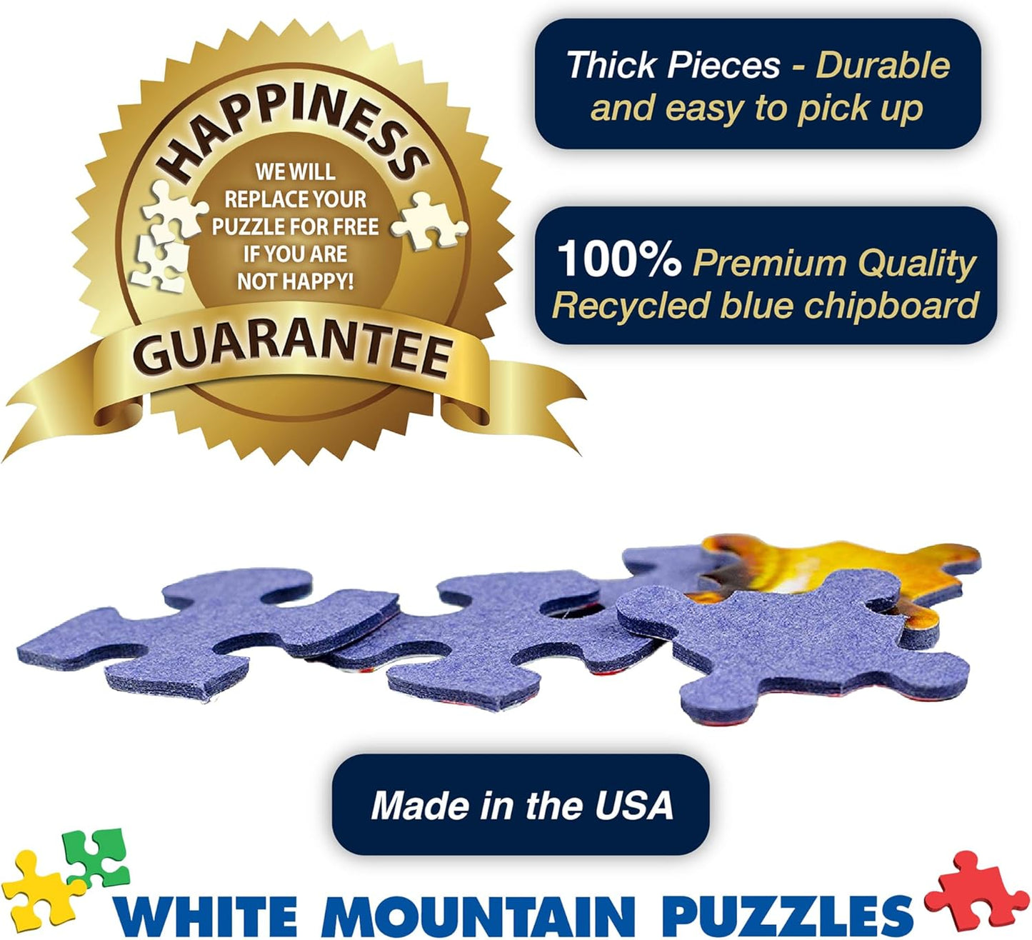 White Mountain Puzzles - I Love Wine - 1000 Piece Jigsaw Puzzle
