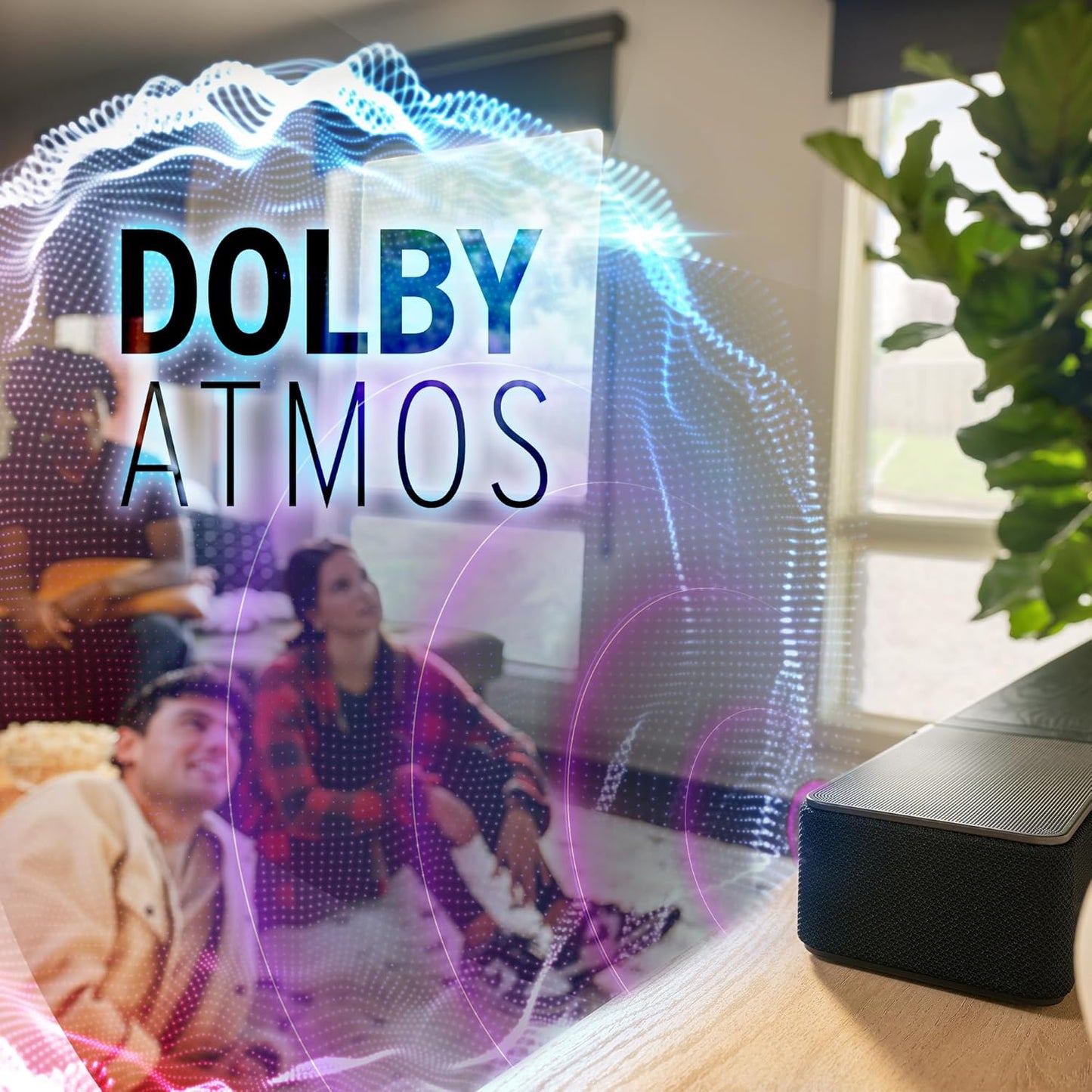 Klipsch Flexus Sound System: CORE 200 Sound Bar, 10" SUB 100 Subwoofer, Powered by Onkyo with Bluetooth, Dolby Atmos and Custom Tuned Bass - Black