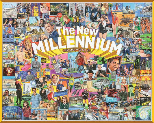 White Mountain Puzzles The New Millennium - 1000 Piece Jigsaw Puzzle