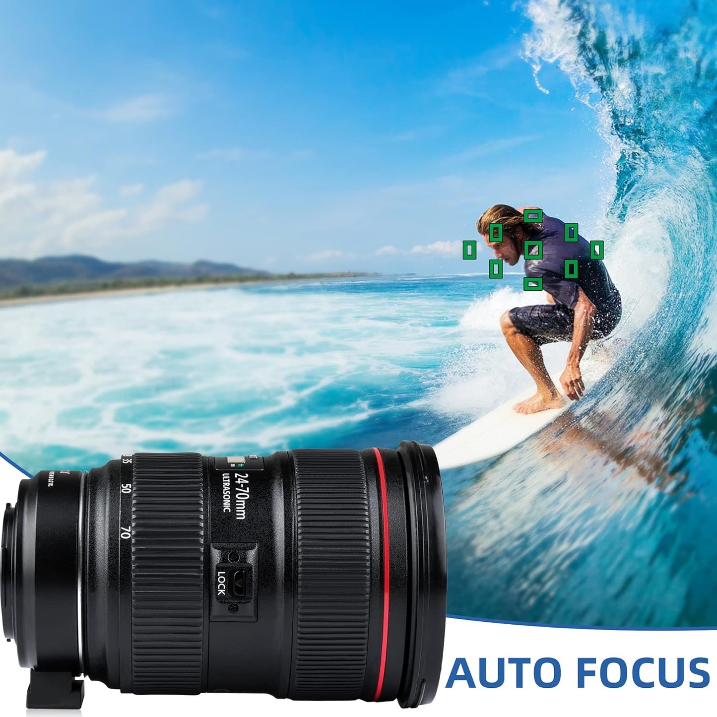 VILTROX EF-EOS M2 Auto Focus Lens Adapter 0.71x Reducer Speed Booster for Canon EF Mount Lens to Canon EF-M Mount Mirrorless Camera EOS M M2 M3 M5 M6 M10 M50 M100