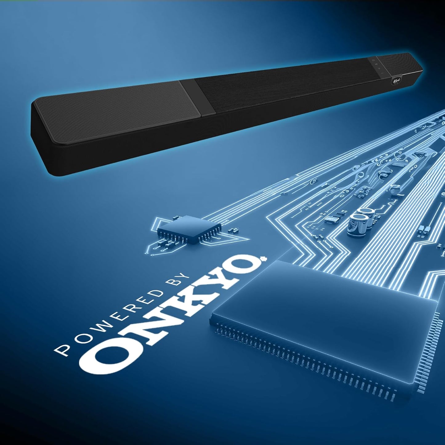 Klipsch Flexus Sound System: CORE 200 3.1.2 Sound Bar, 10" SUB 100 Subwoofer and SURR 100 Surround Sound Speakers, Powered by Onkyo with Bluetooth, Dolby Atmos and Custom Tuned Bass - Black