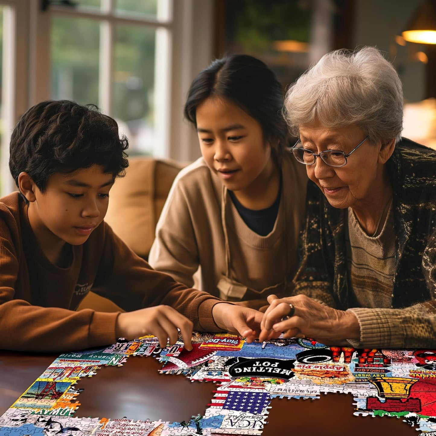 White Mountain Puzzles I Love America - 1000 Piece Jigsaw Puzzle