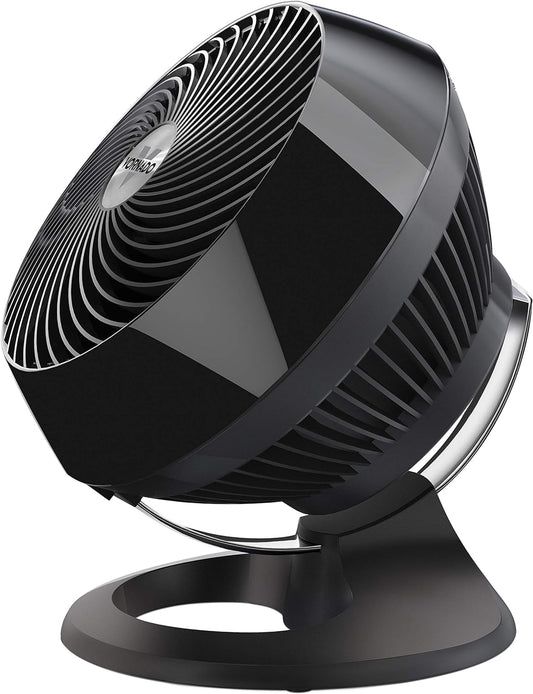 Vornado 660 Large Whole Room Air Circulator Fan for Home, 4 Speeds and 90-Degree Adjustable Tilt, Removable Grill, 10 Inch, Floor Fan for Bedroom, Office, Black