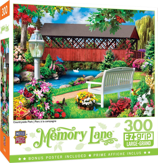 Masterpieces 300 Piece EZ Grip Jigsaw Puzzle - Country Park - 18"x24"