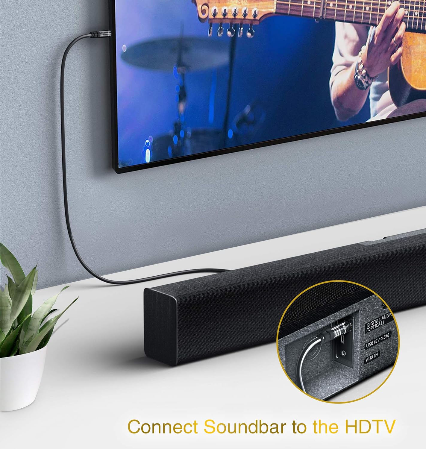 BlueRigger Digital Optical Audio Toslink Cable (50FT, Fiber Optic, Aluminum Shell, 24K Gold-Plated) - Compatible with Home Theatre, Sound Bar, TV, Xbox, PlayStation PS4 – Premium Series