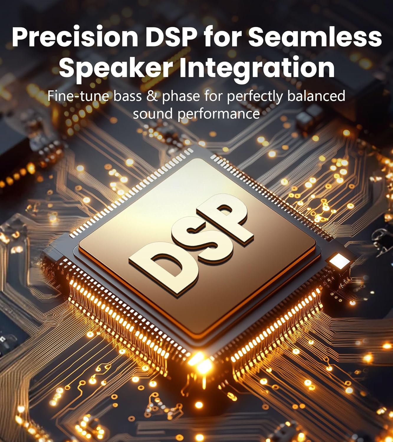 Edifier T5s Powered Active Subwoofer with 70W RMS, 8" Long-Throw Woofer, Deep Bass (35Hz) Speaker, Built-in Amp, Low Distortion, Phase Selector & Energy-Efficient for Home & Studio Audio, Brown