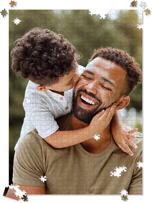 Photo Personalized Puzzle for Father's Day - 1000 Piece - I See Me! (Vertical/Portrait)