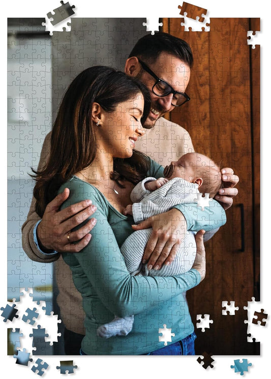 Photo Puzzle, Pet, Wedding, Family Reunion Puzzle - 500 Piece, Custom Jigsaw Puzzle for Adults (Vertical/Portrait) - I See Me!