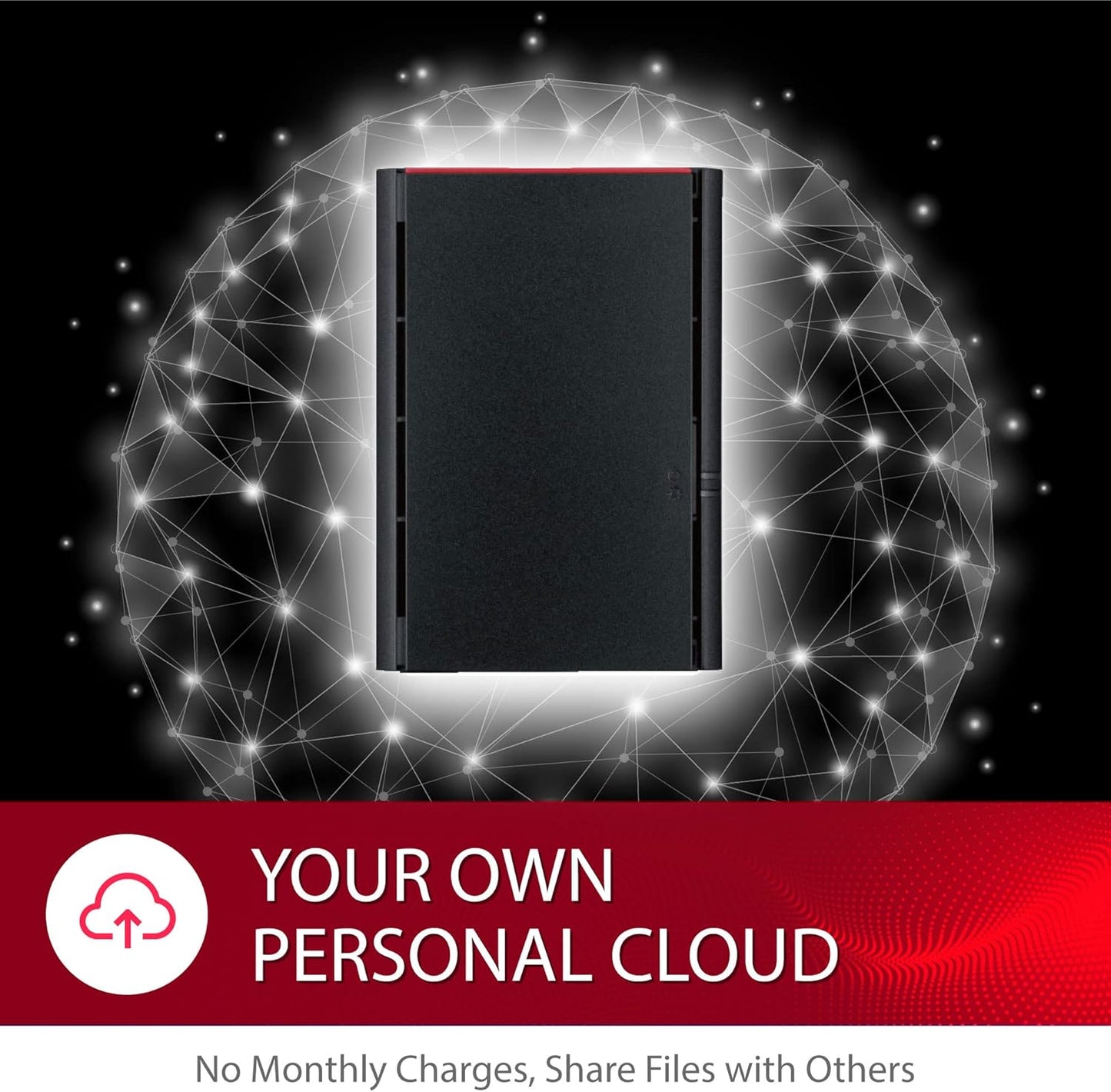 BUFFALO LinkStation SoHo 220 2-Bay Personal Cloud Office NAS 4TB (2x2TB) with Hard Drives Included