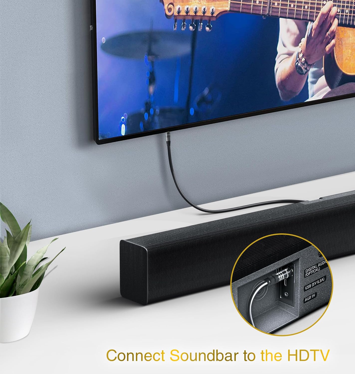 BlueRigger Digital Optical Audio Toslink Cable (1.5FT, Fiber Optic, Aluminum Shell, 24K Gold-Plated) - Compatible with Home Theatre, Sound Bar, TV, Xbox, PlayStation PS4 – Premium Series