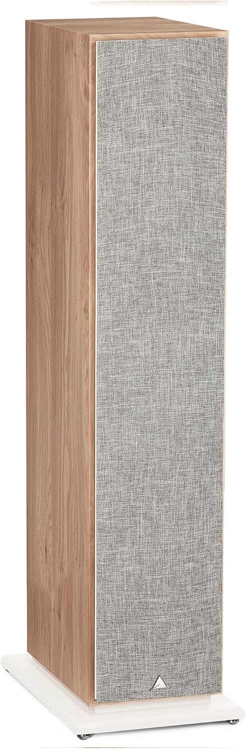 triangle - BOREA BR10 Hi-Fi Floorstanding Speakers - Power handling 200W - Efficiency 92 dB/W/m - 21cm Drivers - Versatile Music and Home Cinema - 245 x 1110 x 380 mm - Light Oak (Piece)