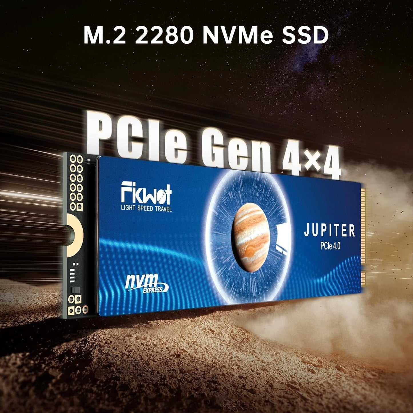 FX991 M.2 SSD 1TB NVMe SSD M2 2280 PCIe Gen 4x4, Read Up to 7100MB/s, Internal Solid State Drive for PS5 Laptop Desktop 3D QLC NAND