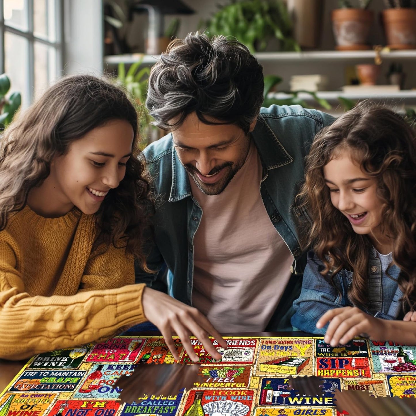 White Mountain Puzzles - I Love Wine - 1000 Piece Jigsaw Puzzle