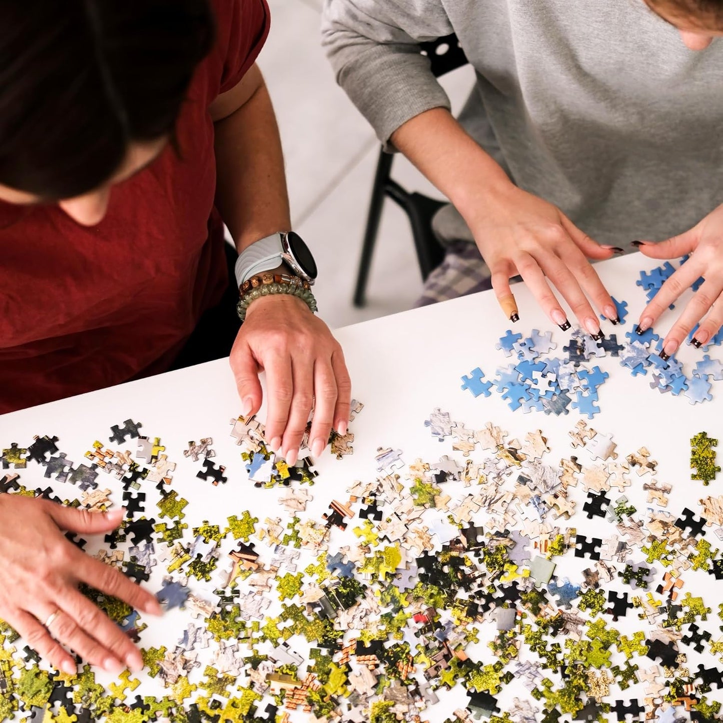 Easycosy Custom Photo Puzzles 520/1314 Pieces for Adults Families Personalized Picture Text Jigsaw Puzzle Gift for Holiday Birthday Wedding Anniversay(Horizontal/Vertical)