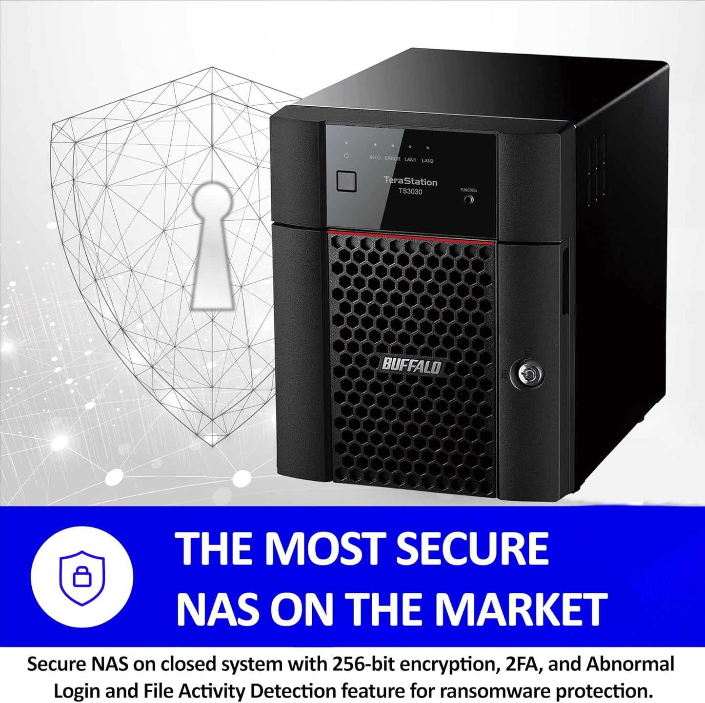 BUFFALO TeraStation 3430DN 4-Bay 4TB (2x2TB) Desktop Small-Med Business NAS w/Hard Drives Included