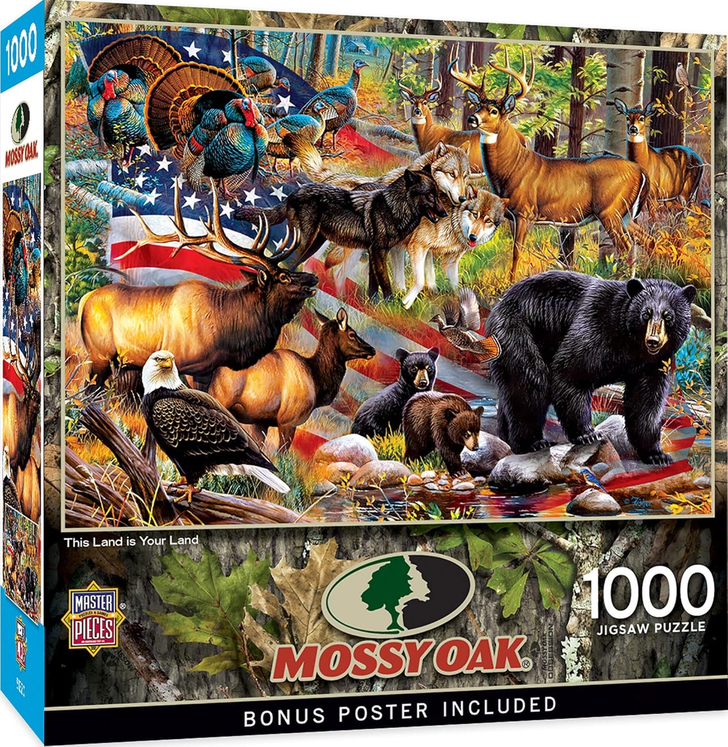 MasterPieces 1000 Piece Jigsaw Puzzle for Adults, Family, Or Youth - This Land is Your Land - 19.25"x26.75"