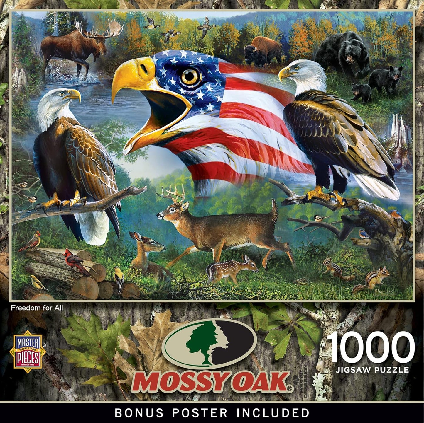 Mossy Oak - Freedom for All 1000pc Puzzle
