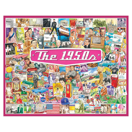 White Mountain Puzzles The 1950s - 1000 Piece Jigsaw Puzzle