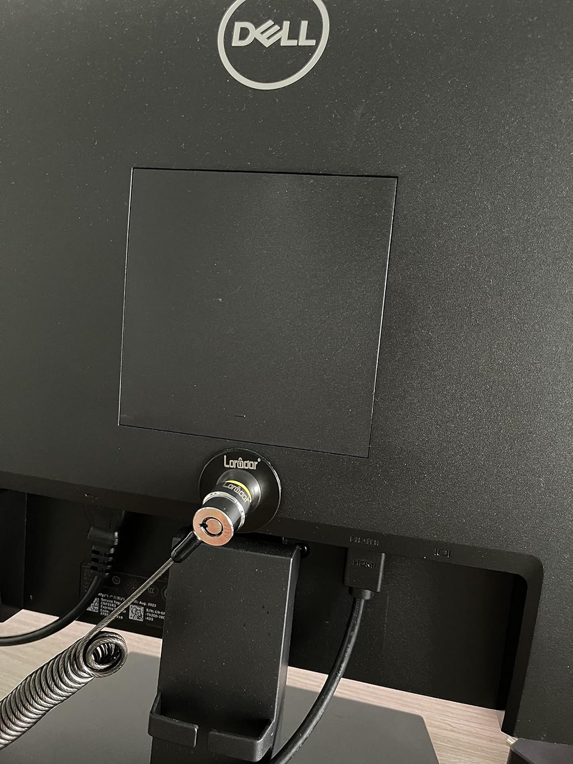 8Feet 3keys Security Retractable Cable Lock Portable Keyed Laptop Lock for Monitors, Laptops, MacBooks, Tablets, iPad,Mac mini, (Keyed Different+Black Anchor Plate) (1 Pack)