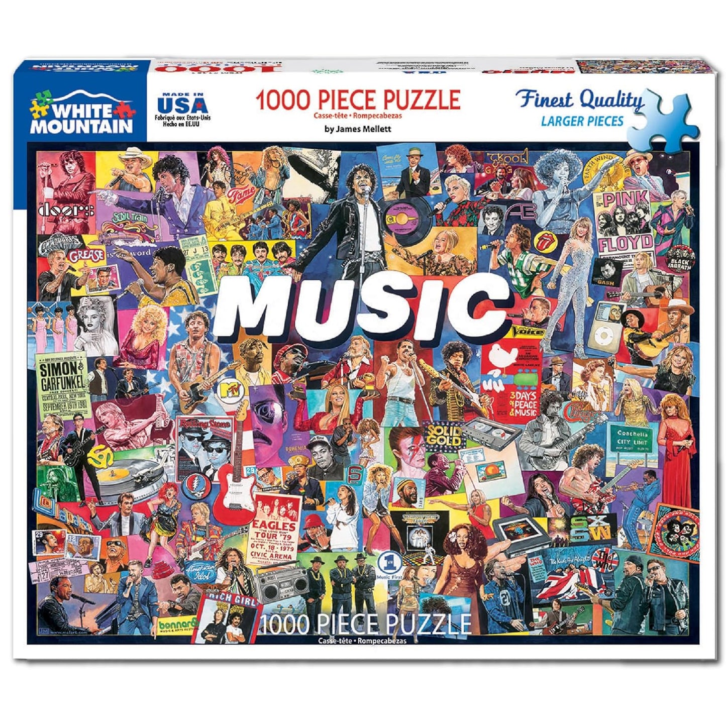 White Mountain Puzzles Music - 1000 Piece Jigsaw Puzzle