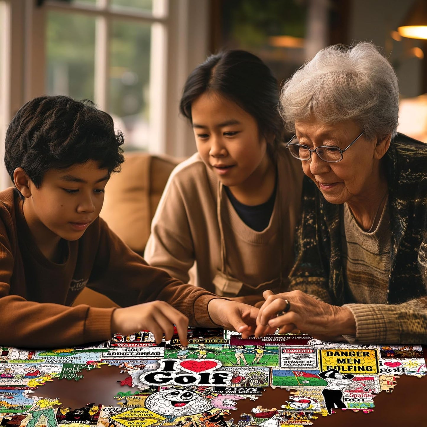 White Mountain Puzzles I Love Golf - 1000 Piece Jigsaw Puzzle